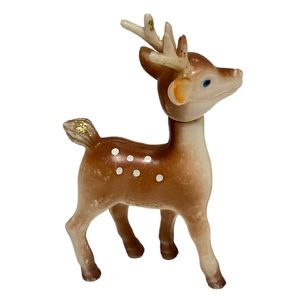 Vintage Hong Kong Plastic Reindeer Figure - Picture 3 of 9
